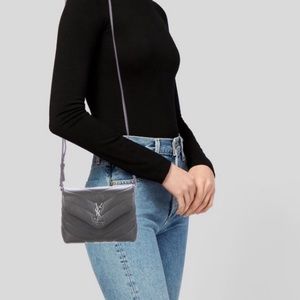 LOULOU TOY BAG IN Y-QUILTED SUPPLE LEATHER